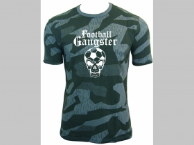 Football Gangster nočný maskáč-Nightcamo SPLINTER, pánske tričko 100%bavlna